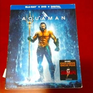 Blu-Ray+DVD+DIGITAL AQUAMAN LIKE NEW CONDITION!